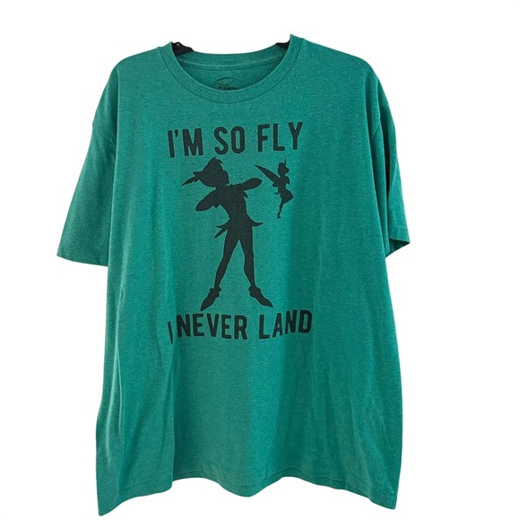 Disney Bundle DuckTales & Peter Pan T-Shirts XL Grey and Green Short Sleeve - Picture 14 of 16